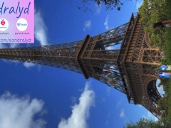 Love under Eiffel Tower