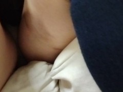 What color are the panties of today's schoolgirl Honoka?