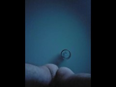 Straight POV solo ass and teabag viewing. POV facial cumshot