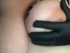 Fake Tattoo With Large Boobs