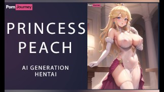 PornJourney AI Hentai: Princess Peach, возбудиться с Princess Peach от Mario