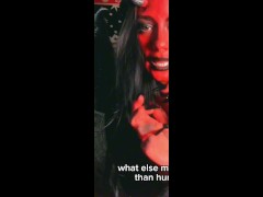 Mistress Jana tells you off being a bad sub