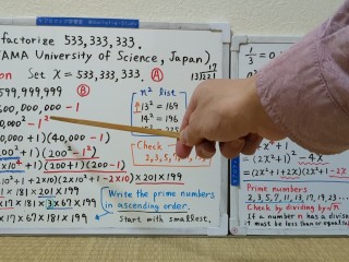 Первичный факторизационный факторизаций 533 333 333. [ЯпонияМатематика](сиськами)