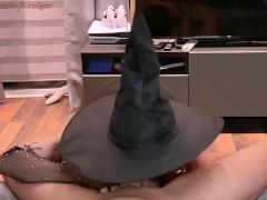 Trick or Dick? Bad Bitch (Witch) Deep Throating Before Halloween Party - Screenshot 3 of 16 - Deep Throat