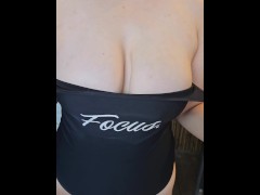 Having fun at the pool!