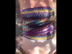 I almost got caught giving him a blowjob by the sea