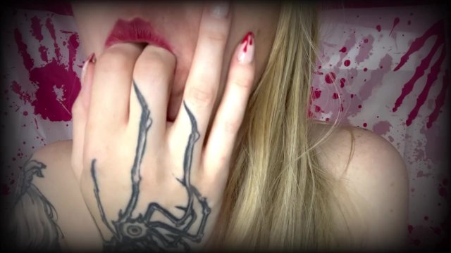 Showing off sexy Halloween cosplay