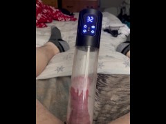 Trying out my pump