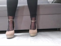 BLACK PATTERNED SOCKS - Screenshot 8 of 16 - Feet Fetish