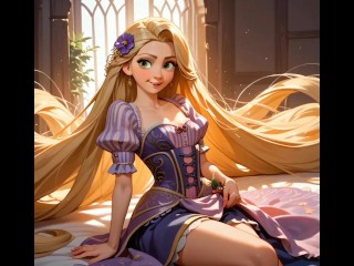 Rapunzel Luna De Miel Anime Cachondo.