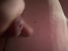 Stroking my little cock