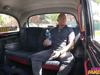 Female Fake Taxi - MILF gets her big tits felt and he makes her SQUIRT screenshot number 0