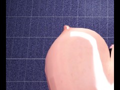 girl redhead virtual reality futa breast expansion growth (3d animation)