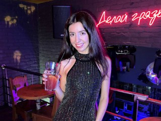 Public Pickup Hottie in Night Club and Hard Fast Fuck Huge Creampie