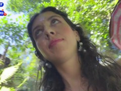 Cum on Face in Public Locker Room and Cumwalk at the Waterfall