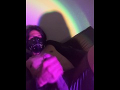 Solo urethral stretching with beaded rod