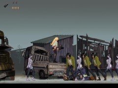 Dois Aliens Metendo Na Boca e na bucetinha dessa loirinha 2D Game parassite in City Parte 2