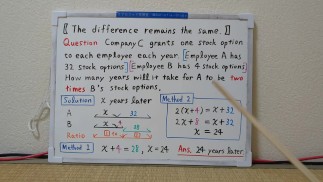 Grants Stock Option each year.[JapanMath](Titjob)