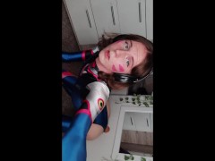 D.Va fucks herself