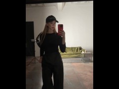 nonnude goddess in leather