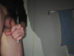 【影＆コンドーム】暗がりでコンドーム装着しながら、そのまま手コキで扱く至ってありふれた日常