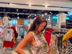 Compilation: showing my boobs in the store - Screenshot 4 of 16 - Flashing