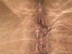 4K Underwater TOTALLY NAKED # Close Up PEE on camera - Screenshot 16 of 16 - Milf Hairy Pussy