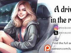 A drive in the rain [Erotic audio]