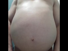 Aquation with water, inflation with a football pump after cleaning🎈Lots of burping and... hiccups💥