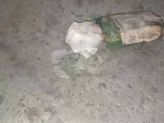 Slow Motion Cigarette Box Crush (half Full). Trample under my Dirty Boots