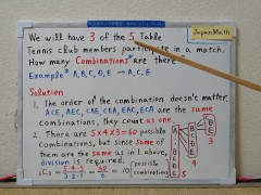 How many Combinations are there.[JapanMath](job)
