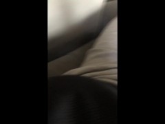 Jerking off my BWC in the living room hoping no family members walk in on me