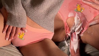 Stepbro your dick just slipped in... Kinky Pussy rubbing and Creamy Fuck
