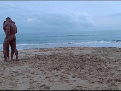 Naked Lovers Dance & Kiss on Beach – Hot Summer Passion
