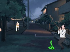 Puta ninfómana es follada en la calle (Hentai Game)