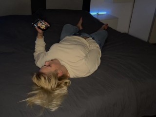 Masturbation Watching Porn Multiple Orgasms Shaking Moaning Clitoris Wet Pussy Sex