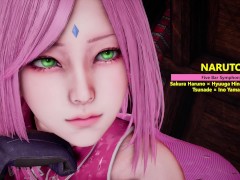 NARUTO - Sakura Haruno × Hyuuga Hinata × Konan × Tsunade × Ino Yamanaka × Five Bar Symphony - Lite V - Screenshot 10 of 16 - Naruto