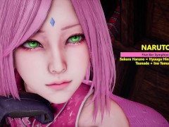 NARUTO - Sakura Haruno × Hyuuga Hinata × Konan × Tsunade × Ino Yamanaka × Five Bar Symphony - Lite V
