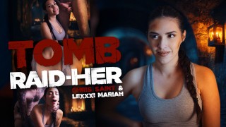 Latina Blowjob & Doggy Fuck Cosplay Parody Of Tomb Raider Lara Crockett
