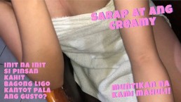 uminit kahit kakaligo lang niya gusto na niya akong sipain (sabugin ko daw siya sa loob)