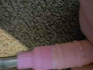 Sissy Warms up with Machine