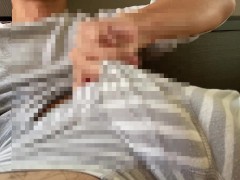 【素人オナニー】接写でイケメン既婚男子がデカチン手コキ射精 - Screenshot 9 of 16 - Amateur