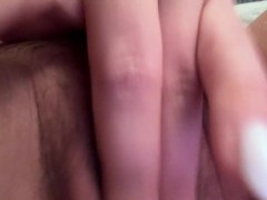 Hairy pussy close up