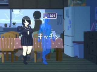 【H GAME】WINTER～田舎の性活♡Hドットアニメーション⑥ 背面騎乗位