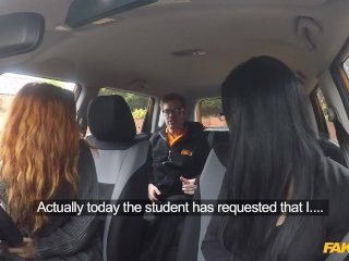 Fake Driving School - Dream Team of Ella Hughes and Jasmine Jae in a Hardcore Threesome screenshot number 1