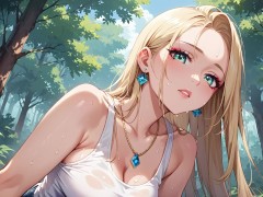 ギャルな彼女とキャンプへ行ったら急に誘惑しだして…💛 - Screenshot 3 of 16 - 野外