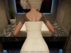 Room service turned into sex and multiple creampie with hot sexy girl