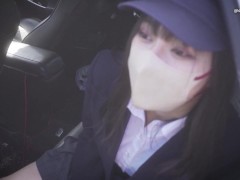 勉強熱心な彼女に、車内で大人の中出しSEX。股を広げ、尻穴丸見えでおまんこを吸い舐める。（個人撮影、素人、日本人） - Screenshot 1 of 16 - Japanese