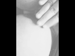 Big boobs blonde Latina with a monster clit