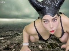 Evil Maleficent grows SFX - Screenshot 7 of 16 - Giantess Feet